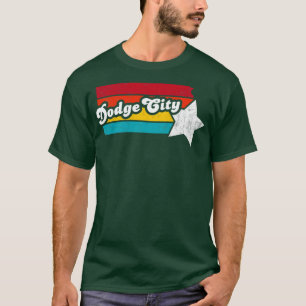 T-shirt Dodge City Kansas Vintage Souvenir désorganisé 2