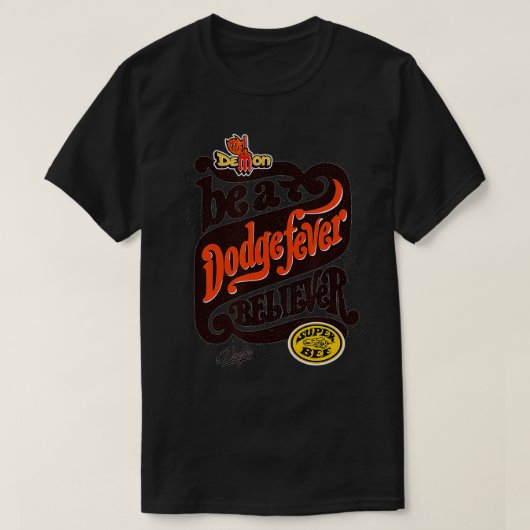 T-shirt Dodge Fever Croyant  (Design devant)