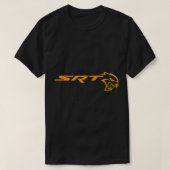 T-shirt Dodge SRT Hellcat Orange  (Design devant)