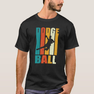 T-shirt Dodgeball Joueur Rétro Vêtements Dodge Ball