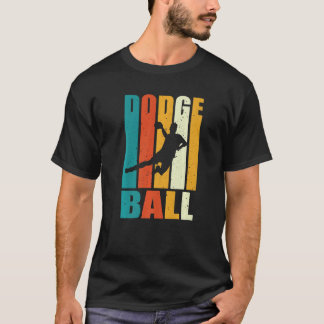 T-shirt Dodgeball Joueur Rétro Vêtements Dodge Ball