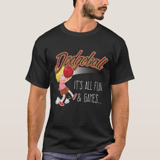 T-shirt Dodgeball, les 5 "D" de dodgeball (Devant)
