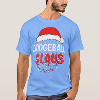 T-shirt Dodgeball Santa Claus Costume correspondant à Noël