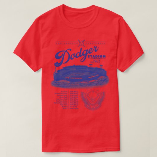 T-shirt Dodger Stadium (Design devant)