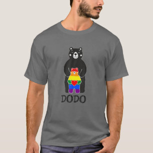 T-shirt DODO Bear LGBT mignon Rainbow Pride gay Lesbienne