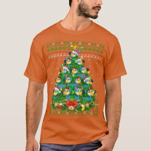 T-shirt Dodo Birds Xmas Lighter Tree Père Noël Dodo Ugly C