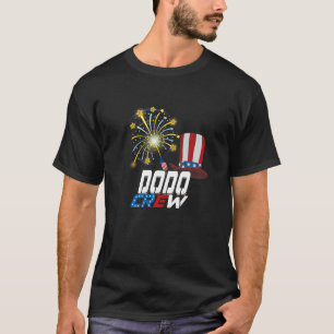 T-shirt Dodo Crew 4 juillet Patriotique American Family Ma
