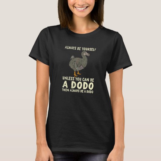 T-shirt Dodo Oiseau Préhistorique (Devant)