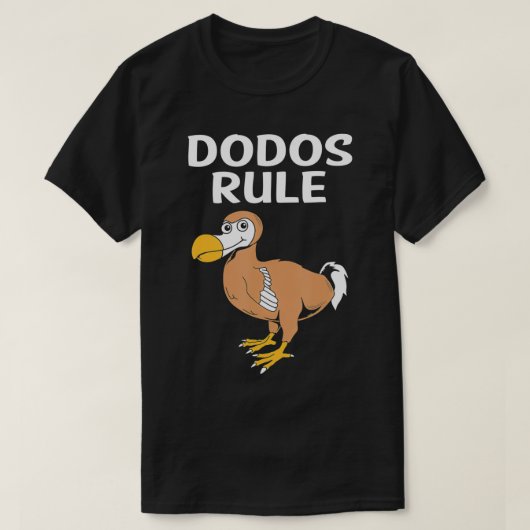 T-shirt Dodos Rule Funny Dodo Bird (Design devant)