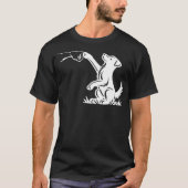 T-shirt Dog And People Punch Hand Funny Dog Lovers (Devant)