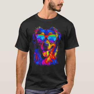 T-shirt Dog Australian Shepherd Summer Party