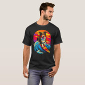 T-shirt Dog Australian Shepherd Surf (Devant entier)