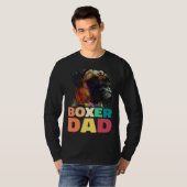 T-shirt Dog Boxer Dad Boxer Owner (Devant entier)