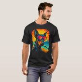 T-shirt Dog Cool Doberman Pinscher Sunglasses (Devant entier)