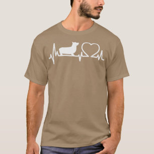 T-shirt Dog Corgi Heartbeat Funny Corgi Dog Lover