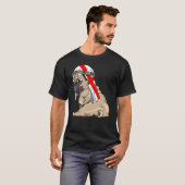 T-shirt Dog  Cute Pug Retro England Flag Pride (Devant entier)