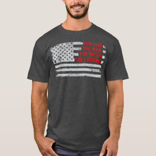 T-shirt Dog Dad The Man Myth Legend funny Fathers Day Amer