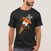 T-shirt Dog Days of Summer Cute Puppy Ice Cream Cone (Devant)