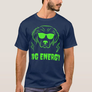 T-shirt Dog Energy rétro vintage