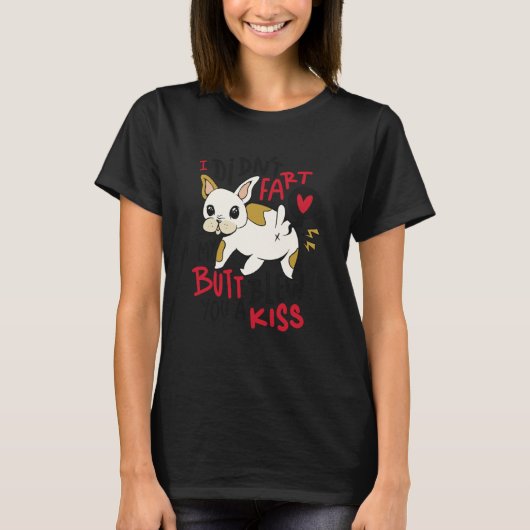 T-shirt Dog Fart Kiss  1 (Devant)
