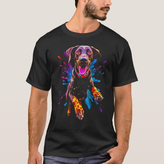 T-shirt Dog  German Shorthaired Pointer (Devant)