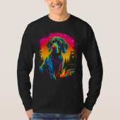 T-shirt Dog German Shorthaired Pointer Camping (Devant)