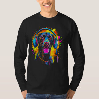 T-shirt Dog German Shorthaired Pointer DJ Festival