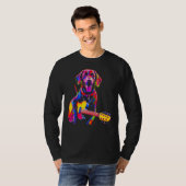 T-shirt Dog German Shorthaired Pointer Guitar (Devant entier)