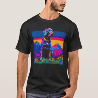 T-shirt Dog German Shorthaired Pointer Peace Nature Design