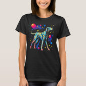 T-shirt Dog Great Dane in Space (Devant)