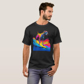 T-shirt Dog Great Dane Surf (Devant entier)