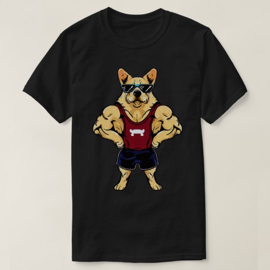 T-shirt Dog Gym (Design devant)