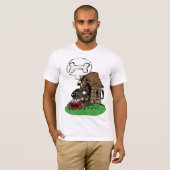 T-Shirt Dog House Mens (Devant entier)