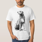 T-shirt Dog Irish Wolfhound (Devant)