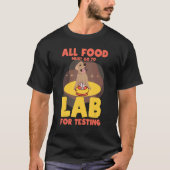 T-shirt Dog Lab Retriever Love Golden Dog Labrador (Devant)