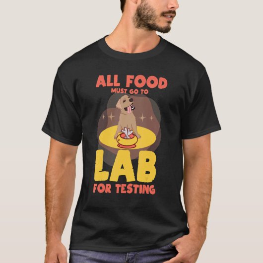 T-shirt Dog Lab Retriever Love Golden Dog Labrador (Devant)
