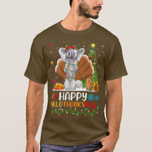 T-shirt Dog Lover Funny Happy Chinese Crested Dog HelloTha