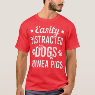 T-shirt Dog Lover Guinea Pig Lover Dogs And Guinea Pigs Fu