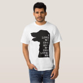 T-shirt Dog lovers (Devant entier)