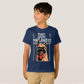 T-shirt dog malinois spécial agent (Devant entier)