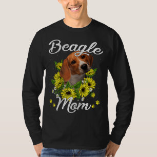 T-shirt Dog Mama Mother's Day Poison Sunflower Beagle