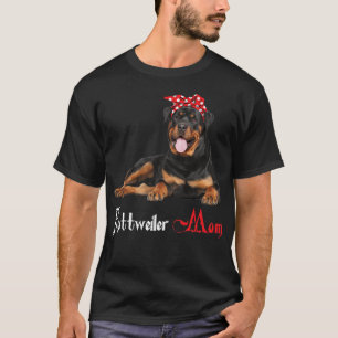 T-shirt Dog Mama Puppy Mom Rottweiler Premium 