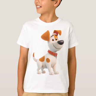 T-shirt Dog Mascot – Cute Cartoon Puppy Kids