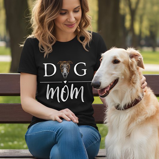 T-shirt Dog Mom Borzoi