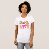 T-shirt Dog Mom Leopard Paw Print/ Cute Dog Lover Apparel  (Devant entier)