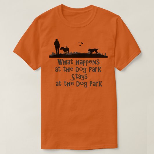 T-shirt Dog Park (Design devant)