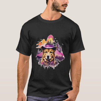T-shirt Dog Pink Halloween 2