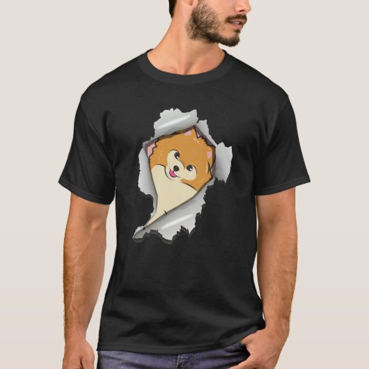 T-shirt Dog  Pomeranian Dog Owner (Devant)