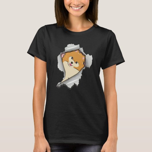 T-shirt Dog  Pomeranian Dog Owner (Devant)