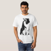 T-shirt Dog Rough Collie (Devant entier)